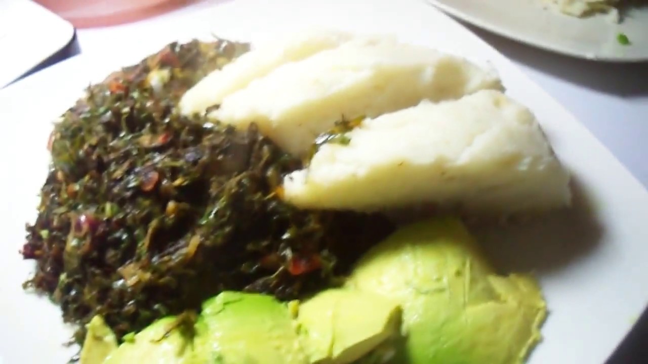 Ugali | Maïspap met groentesoep