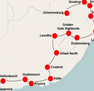 Parels van Zuid Afrika (29 dagen)