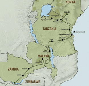 Oost-Afrika avontuur (25 dagen) – Zuidwaarts