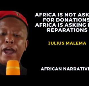 Africans Are Not Asking For Donations, We Are Asking For Reparations | Julius Malema