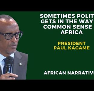 Sometimes Politics Gets In The Way Of Common Sense In Africa | President Paul Kagame