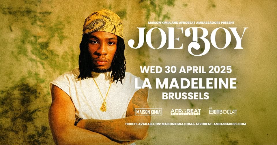 Joeboy Brussels