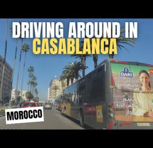 Driving In Casablanca, Morocco 2025