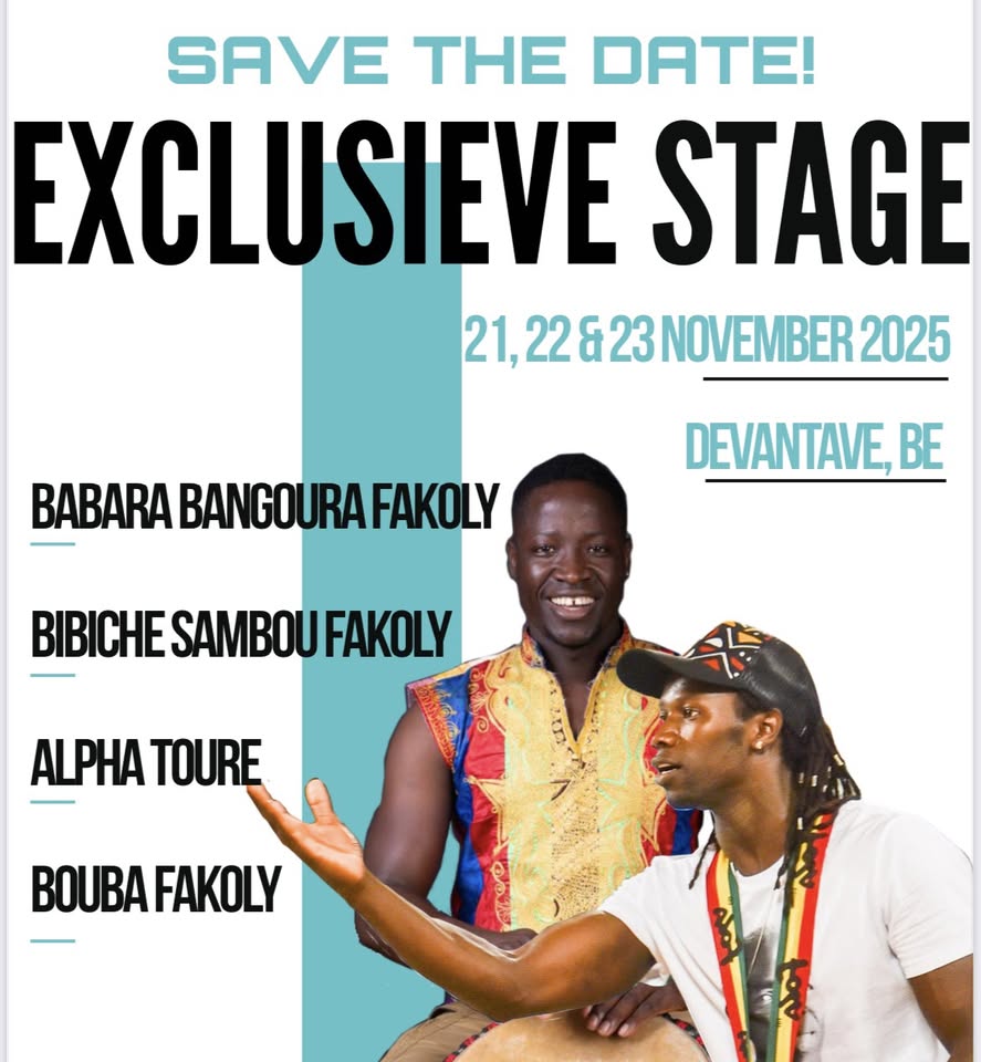 Exclusieve djembe-stage in Devantave