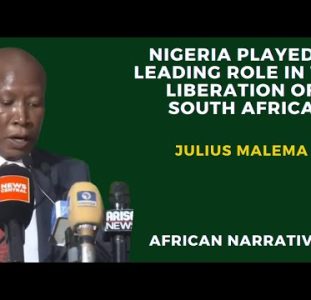 Nigeria Played A Leading Role In The Liberation Of South Africa | Julius Malema