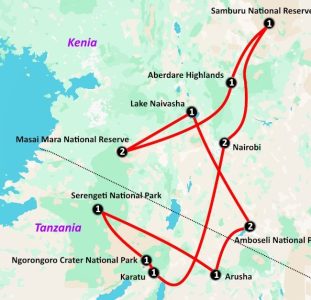 Op avontuur door Kenia en Tanzania (15 dagen)