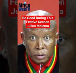 Be Good During This Festive Season | Julius Malema
