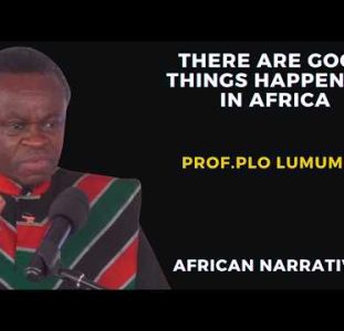There Are Good Things Happening In Africa | Prof. PLO Lumumba