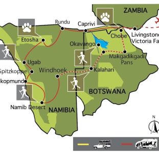 Namibië en Botswana, van Desert naar Delta (24 dagen)