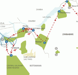 Botswana & Zimbabwe Compleet (23 dagen)