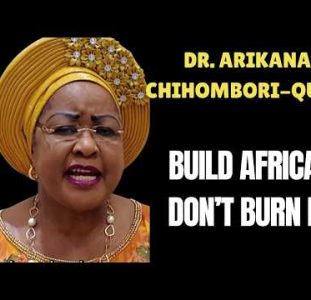 Build Africa, Don’t Destroy It | Dr. Arikana Chihombori-Quao’s Urgent Message to African Youth