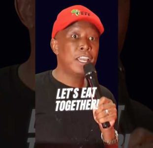 I Want White South Africans To Share | Julius Malema